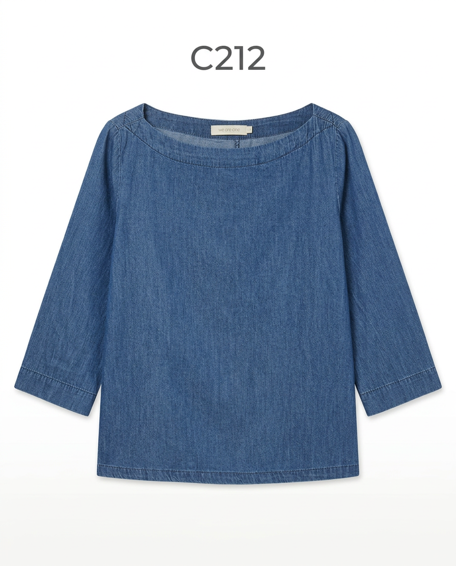 C212 - BLUSON 3/4 TENCEL