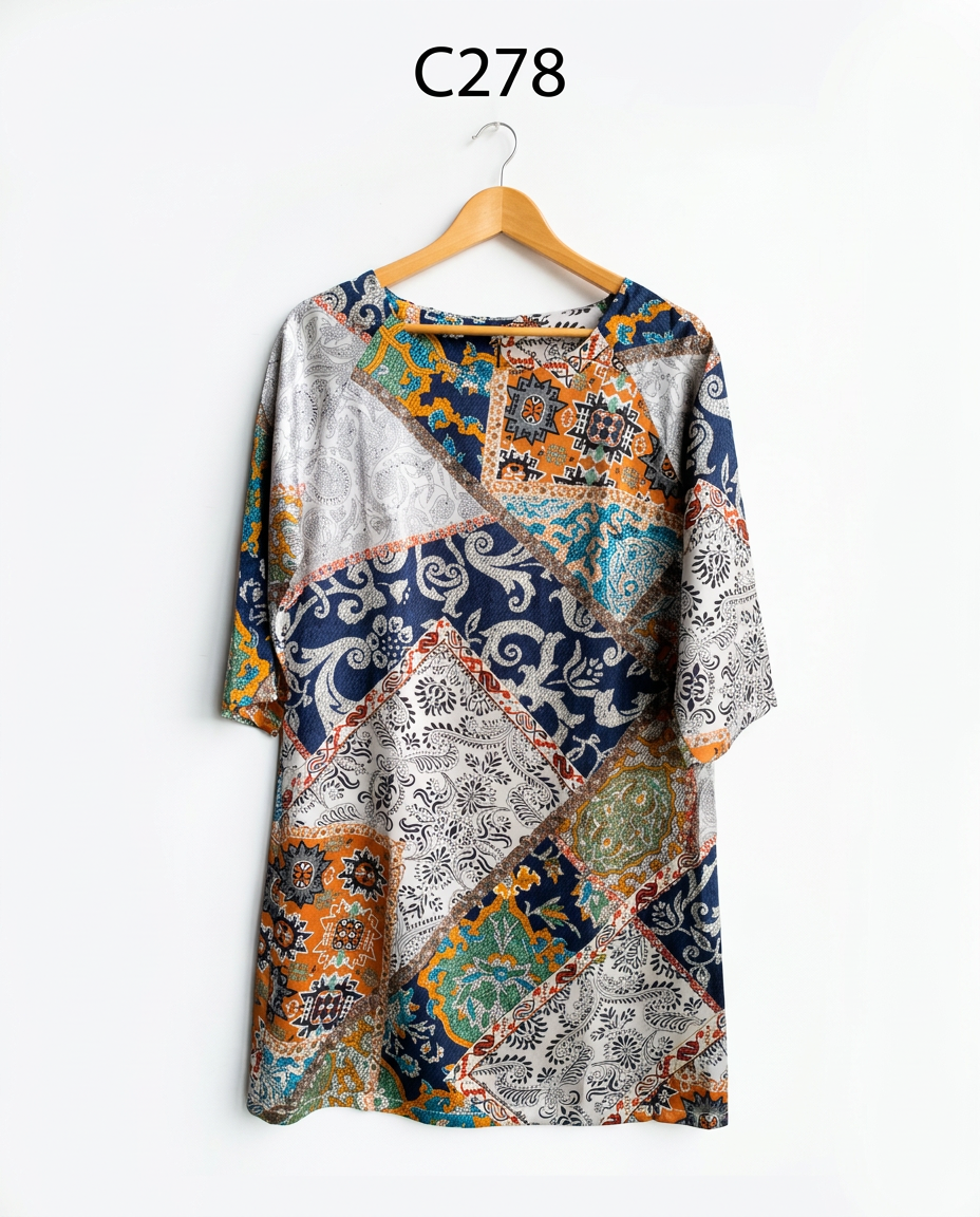 C278-VEST. SATIN MANDALAS