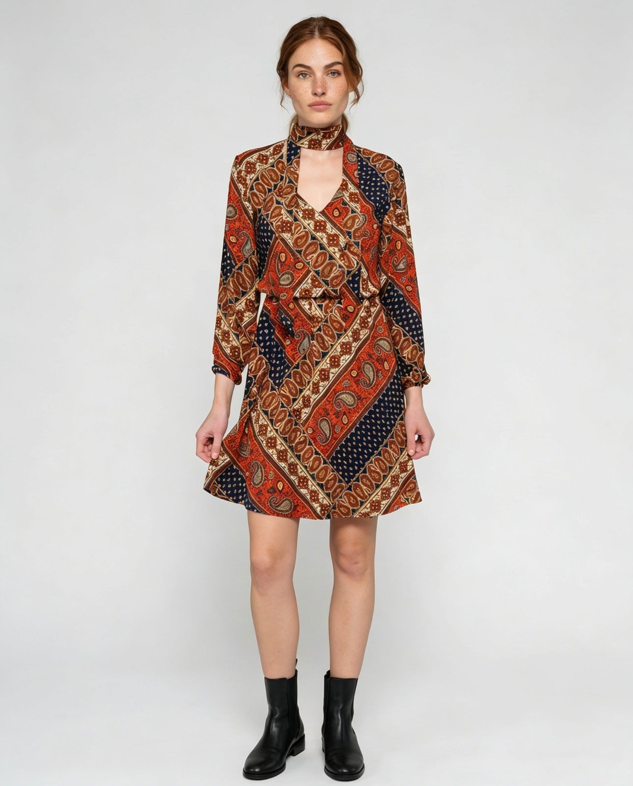 VESTIDO MANDALAS CREPE