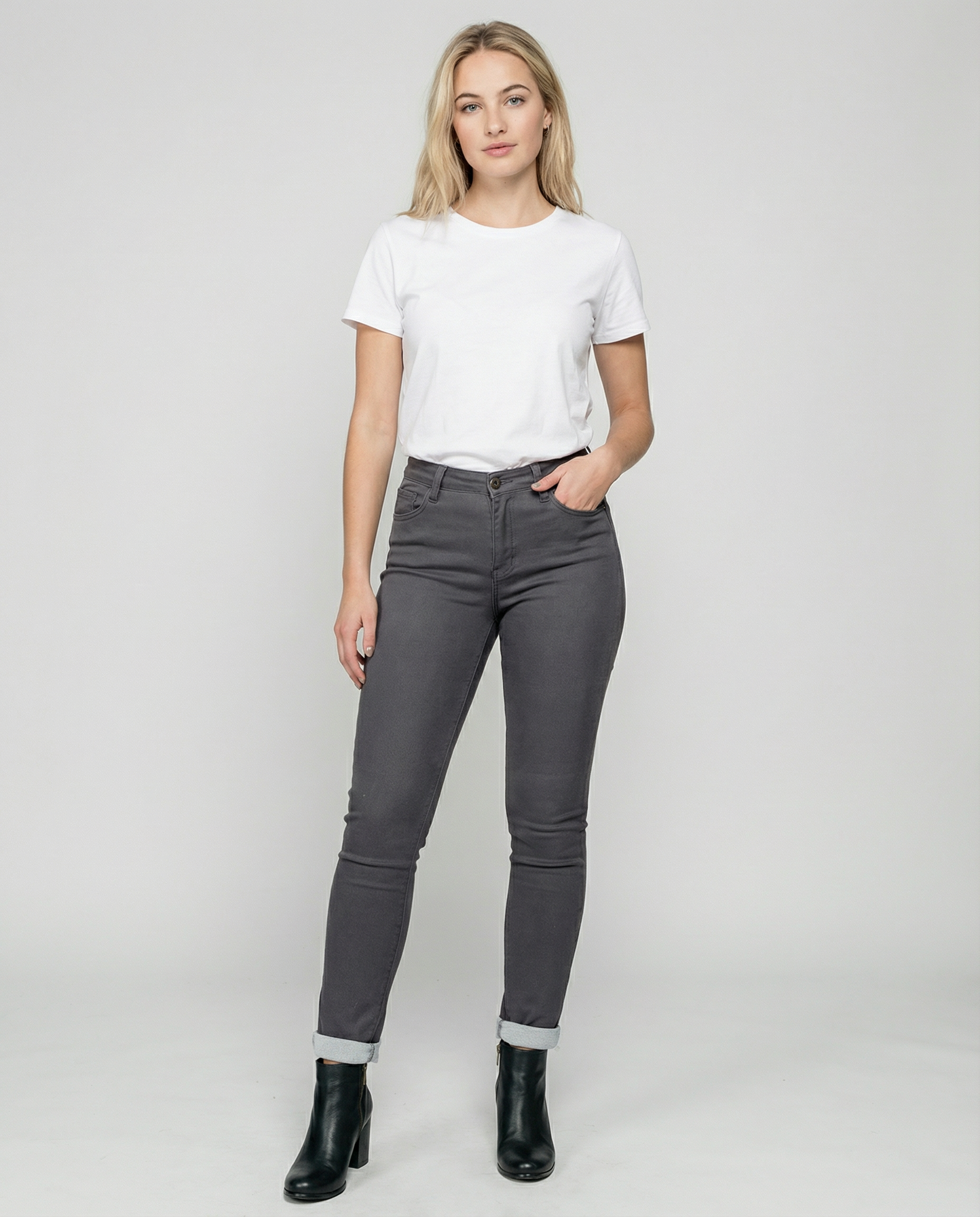 JEANS 5 TASCHE FELPATO