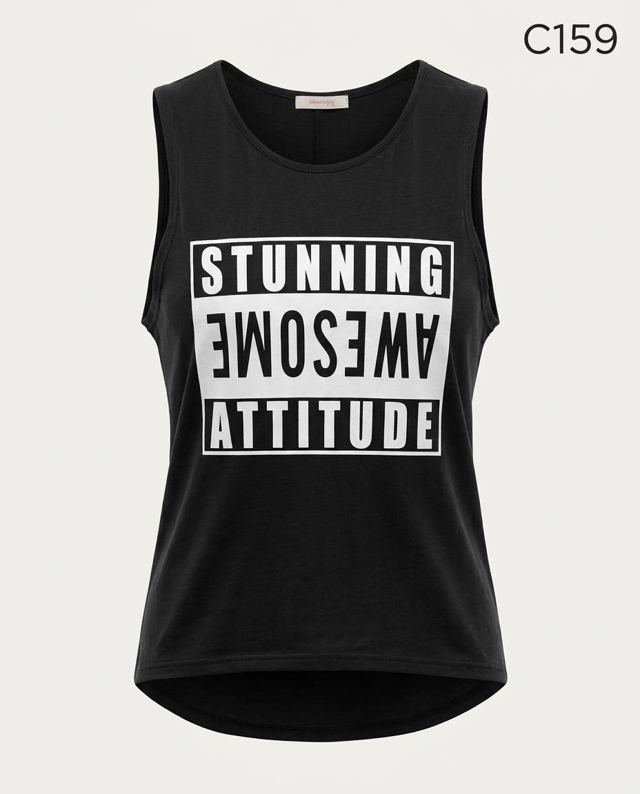 C159-TOP STUNNIG NEGRO