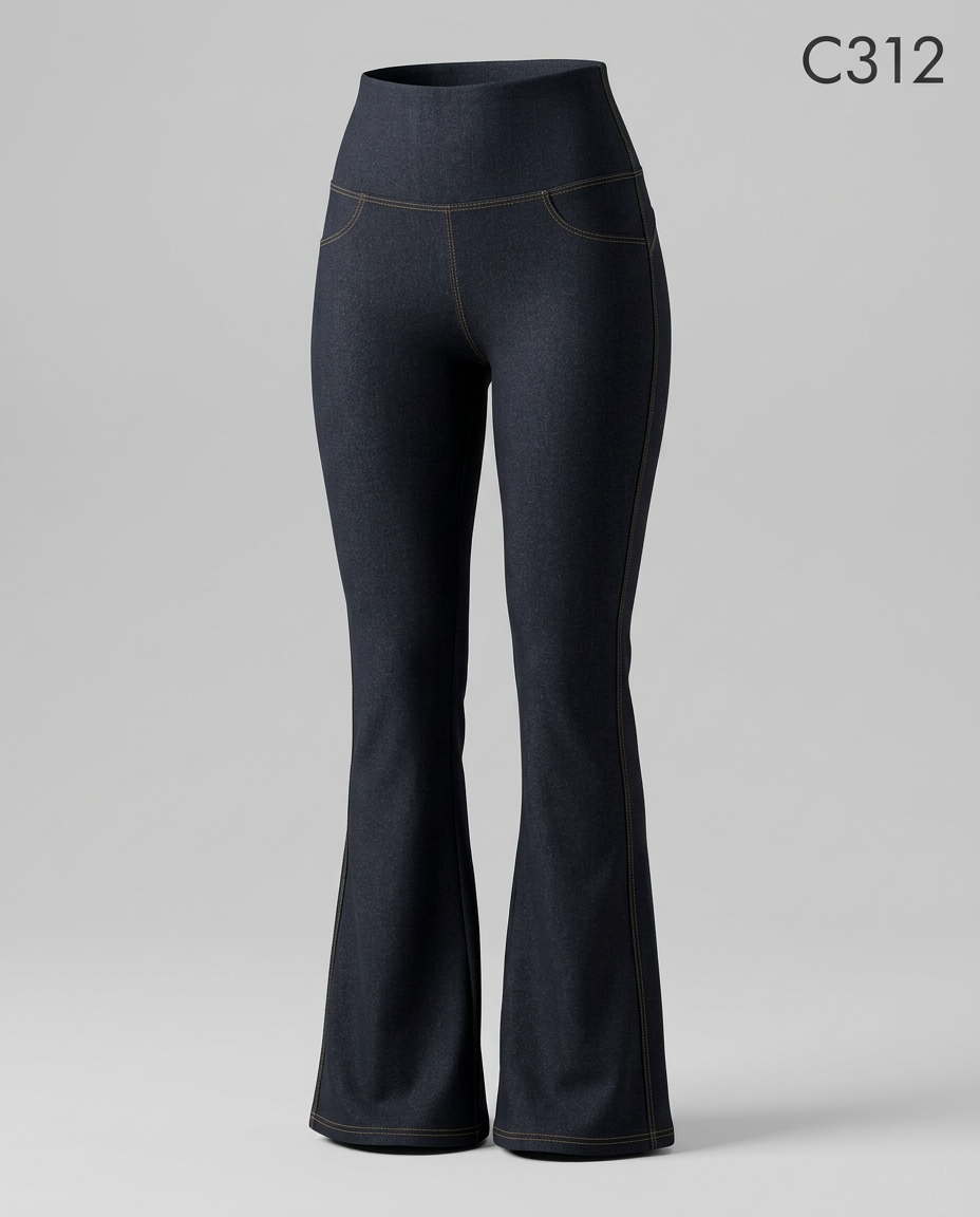 C312-LEGGINSLYCRA DENIM