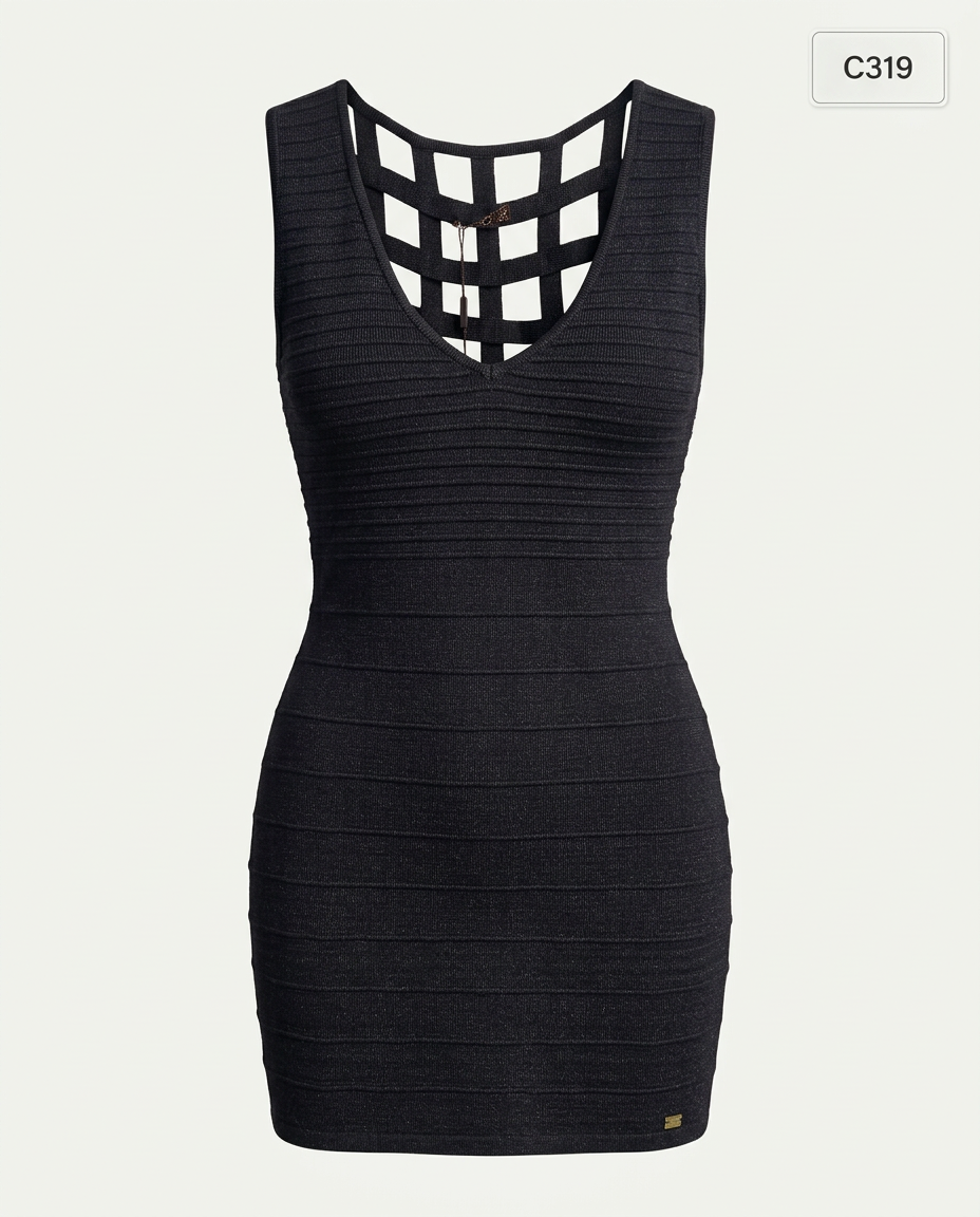 C319-VEST.RELIEVE LUREX
